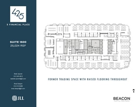 425 S Financial Pl, Chicago, IL à louer Plan d’étage– Image 1 sur 7