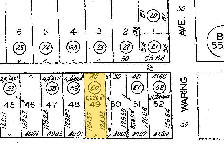 808 N La Cienega Blvd, Los Angeles, CA à louer - Plan cadastral – Image 2 sur 2