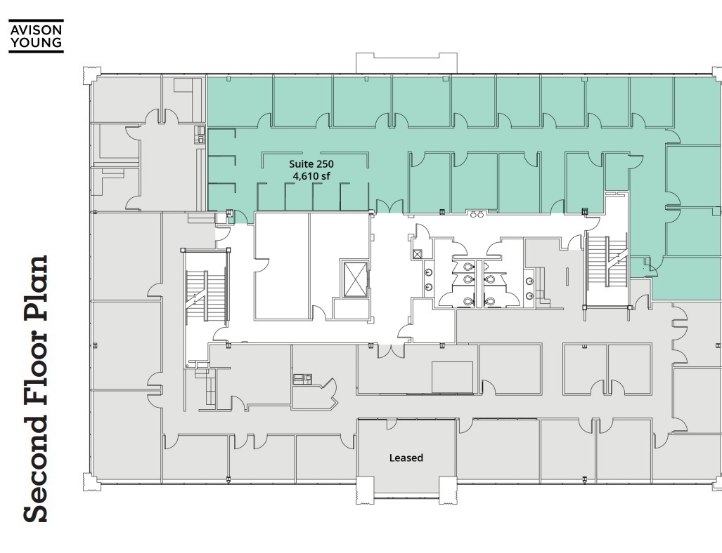 5811 Glenwood Ave, Raleigh, NC à louer Plan d’étage– Image 1 sur 1