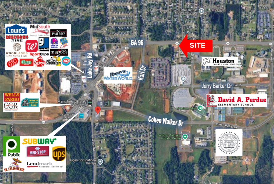 946 Highway 96 Hwy, Warner Robins, GA à louer - Photo de l’immeuble – Image 3 sur 5