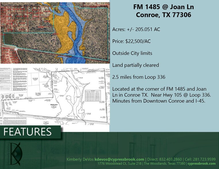 FM 1485 & Joan Ln, Conroe, TX à vendre - Photo de l’immeuble – Image 2 sur 5