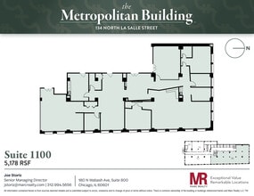 134 N LaSalle St, Chicago, IL à louer Plan d’étage– Image 1 sur 11