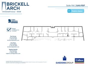 1395 Brickell Ave, Miami, FL à louer Plan d’étage– Image 1 sur 1
