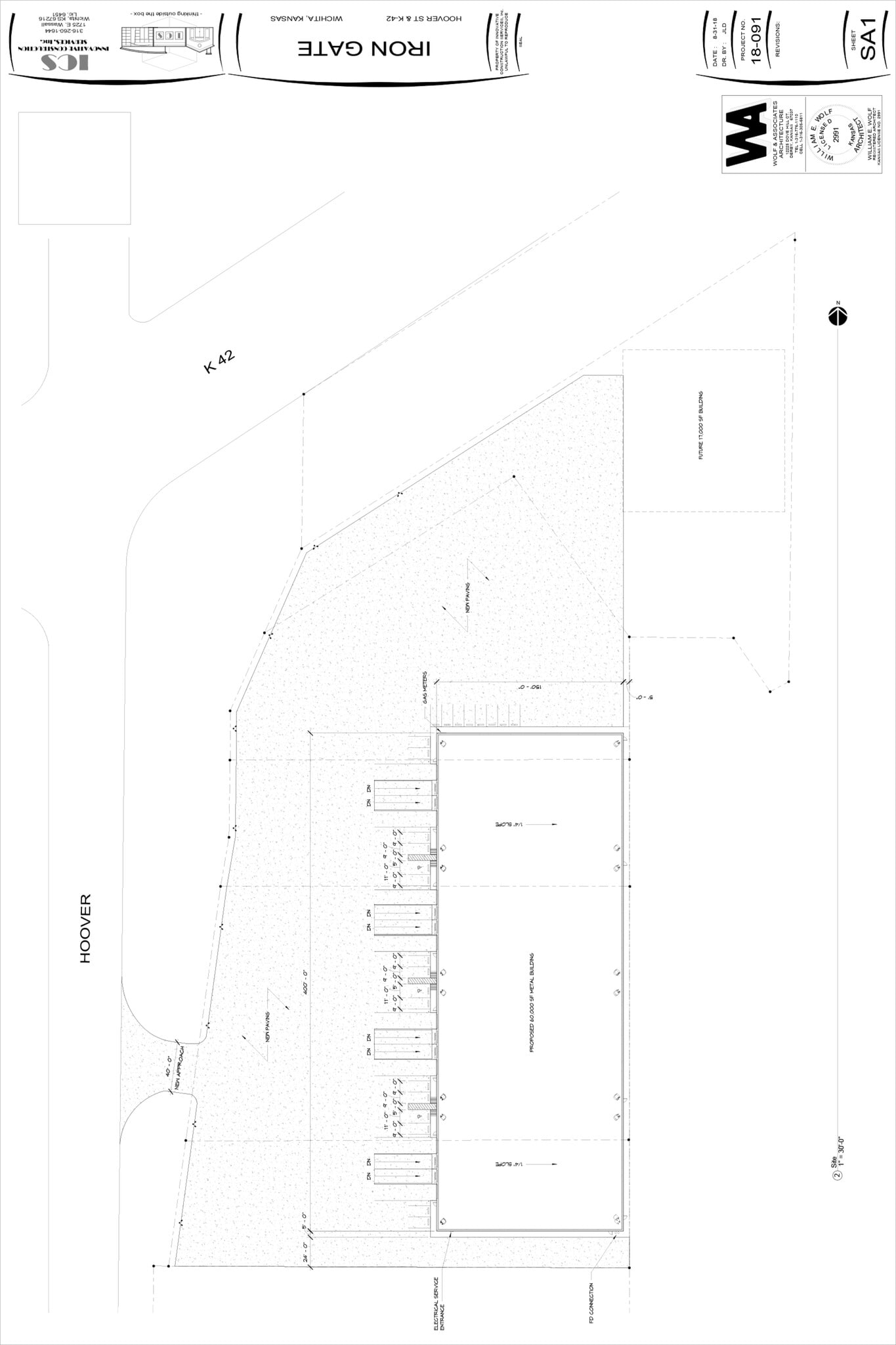 2930 S Hoover Rd, Wichita, KS à louer Plan de site– Image 1 sur 1