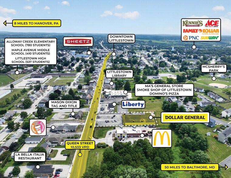 410 N Queen St, Littlestown, PA à vendre - Photo de l’immeuble – Image 3 sur 7