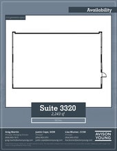 3313-3353 N University Dr, Coral Springs, FL à louer Plan d’étage– Image 1 sur 1