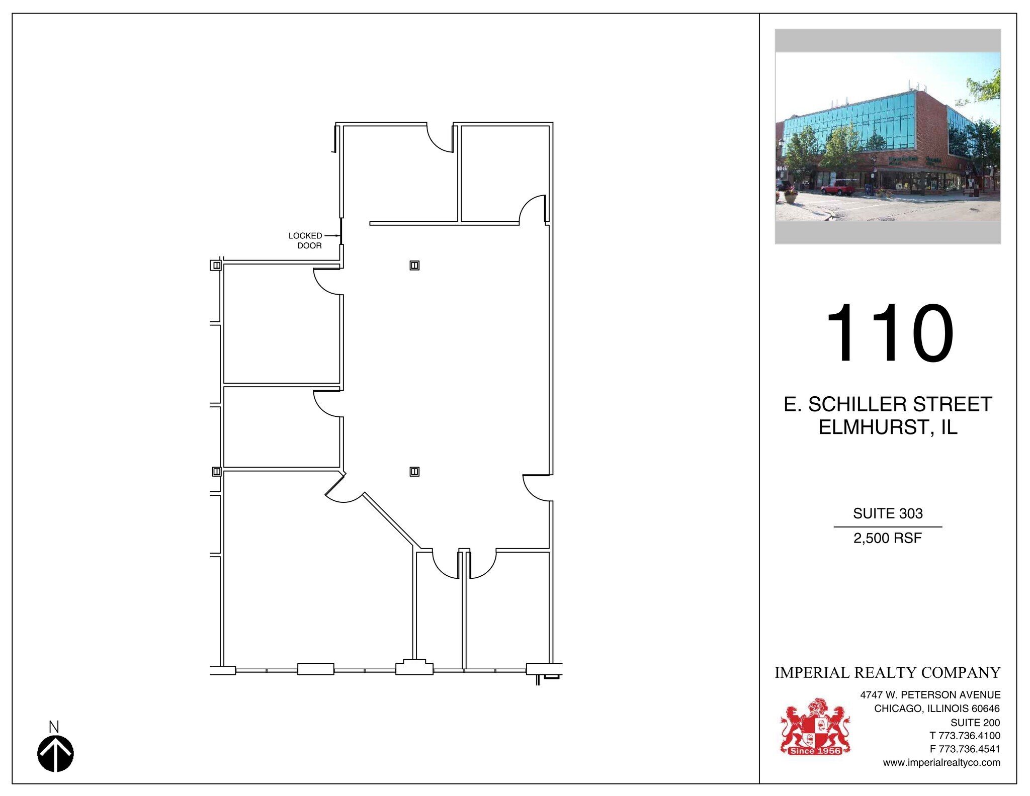 110 E Schiller St, Elmhurst, IL à louer Plan de site– Image 1 sur 1