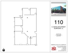110 E Schiller St, Elmhurst, IL à louer Plan de site– Image 1 sur 1