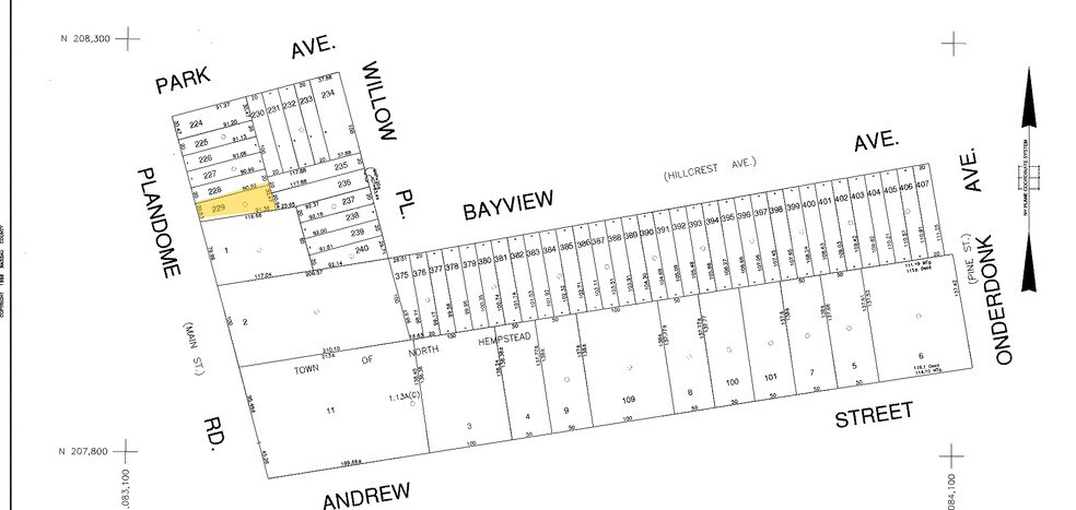 272 plandome Rd, Manhasset, NY à vendre - Plan cadastral – Image 2 sur 7