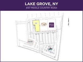 3147 Middle Country Rd, Lake Grove, NY à louer Plan de site– Image 1 sur 1