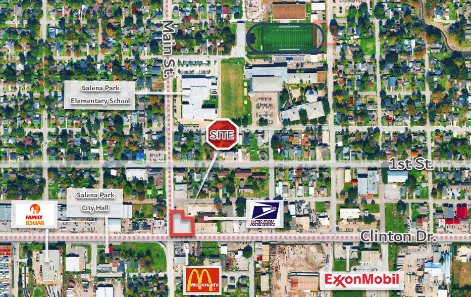100 N Main St, Galena Park, TX à vendre - Photo de l’immeuble – Image 3 sur 14