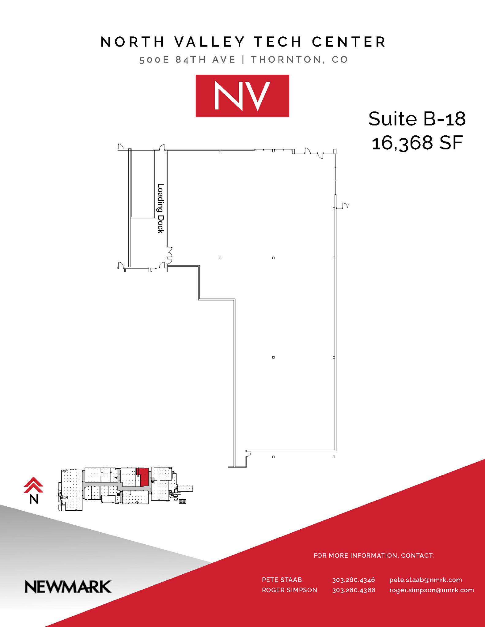 500 E 84th Ave, Thornton, CO à louer Plan d’étage– Image 1 sur 1