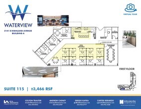2141 E Highland Ave, Phoenix, AZ à louer Plan d’étage– Image 1 sur 1