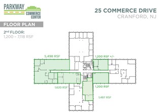 20 Commerce Dr, Cranford, NJ à louer Plan d’étage– Image 1 sur 1