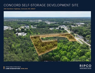 Plus de détails pour 256 Davidson Hwy, Concord, NC - Terrain à vendre
