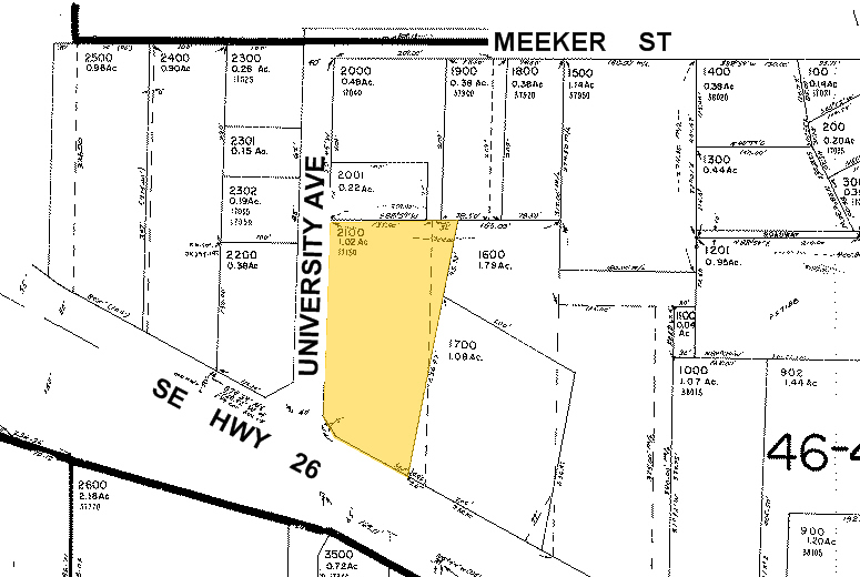 17150 University Ave, Sandy, OR à louer - Plan cadastral – Image 2 sur 10