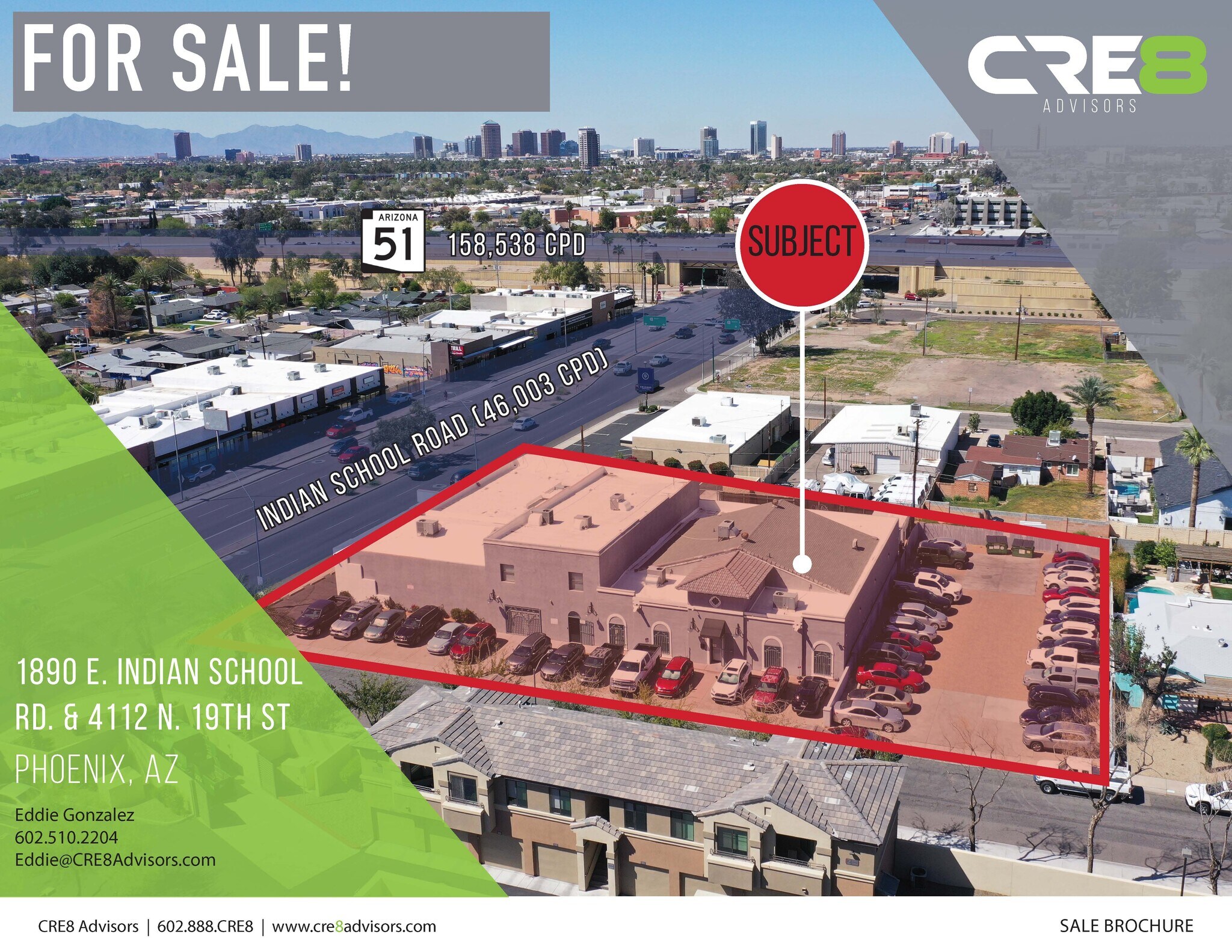 1890 E Indian School Rd, Phoenix, AZ à vendre Photo de l’immeuble– Image 1 sur 6