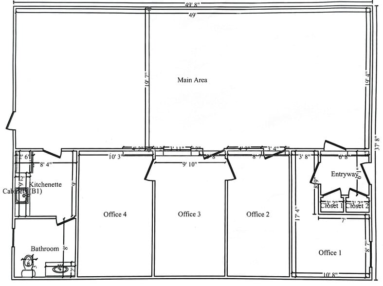 126 E Main St, Vernon, MI à vendre - Plan d’étage – Image 2 sur 2