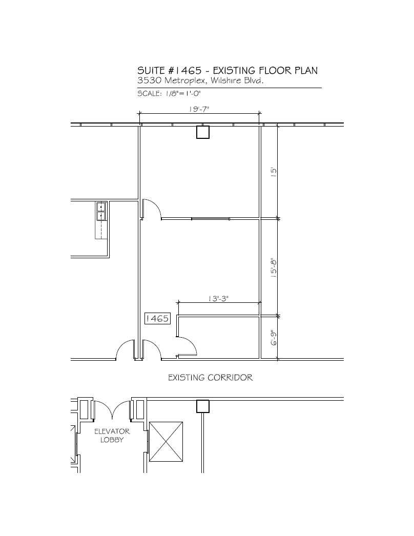 3530 Wilshire Blvd, Los Angeles, CA à louer Plan d’étage– Image 1 sur 1