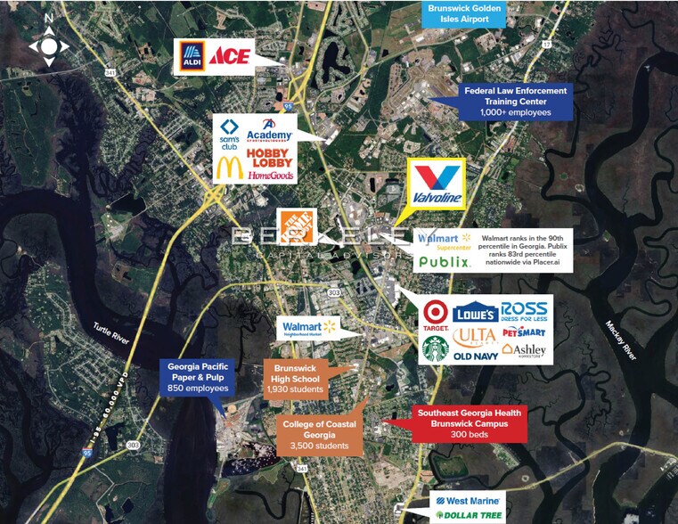 5693 Altama Ave, Brunswick, GA à vendre - Photo de l’immeuble – Image 2 sur 4