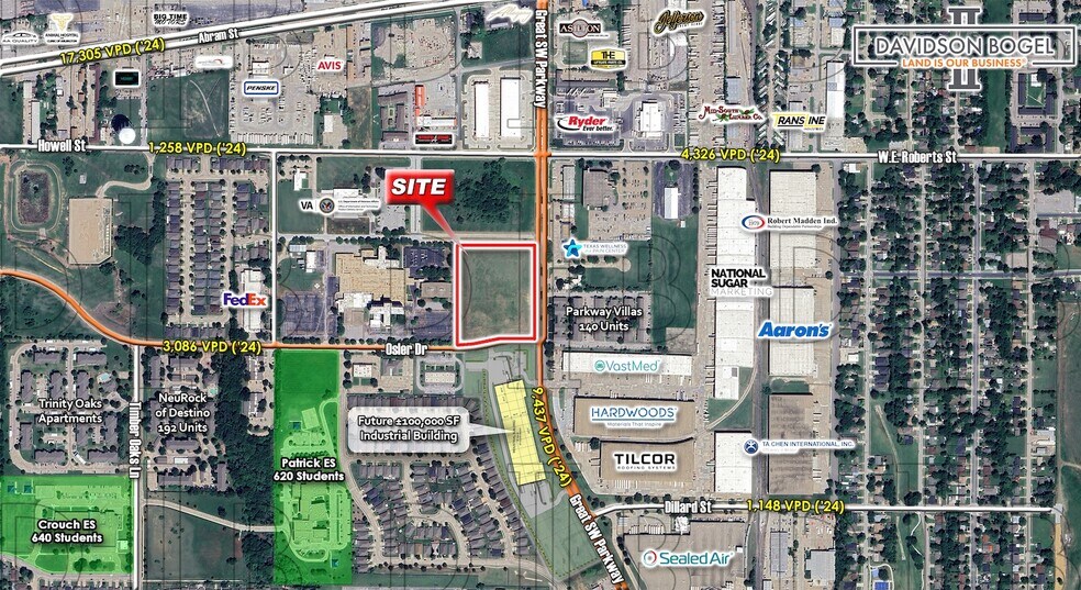 S. Great Southwest Parkway, Grand Prairie, TX à vendre - Photo de l’immeuble – Image 1 sur 2