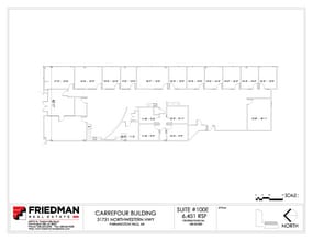 31731 Northwestern Hwy, Farmington Hills, MI à louer Plan d’étage– Image 1 sur 1