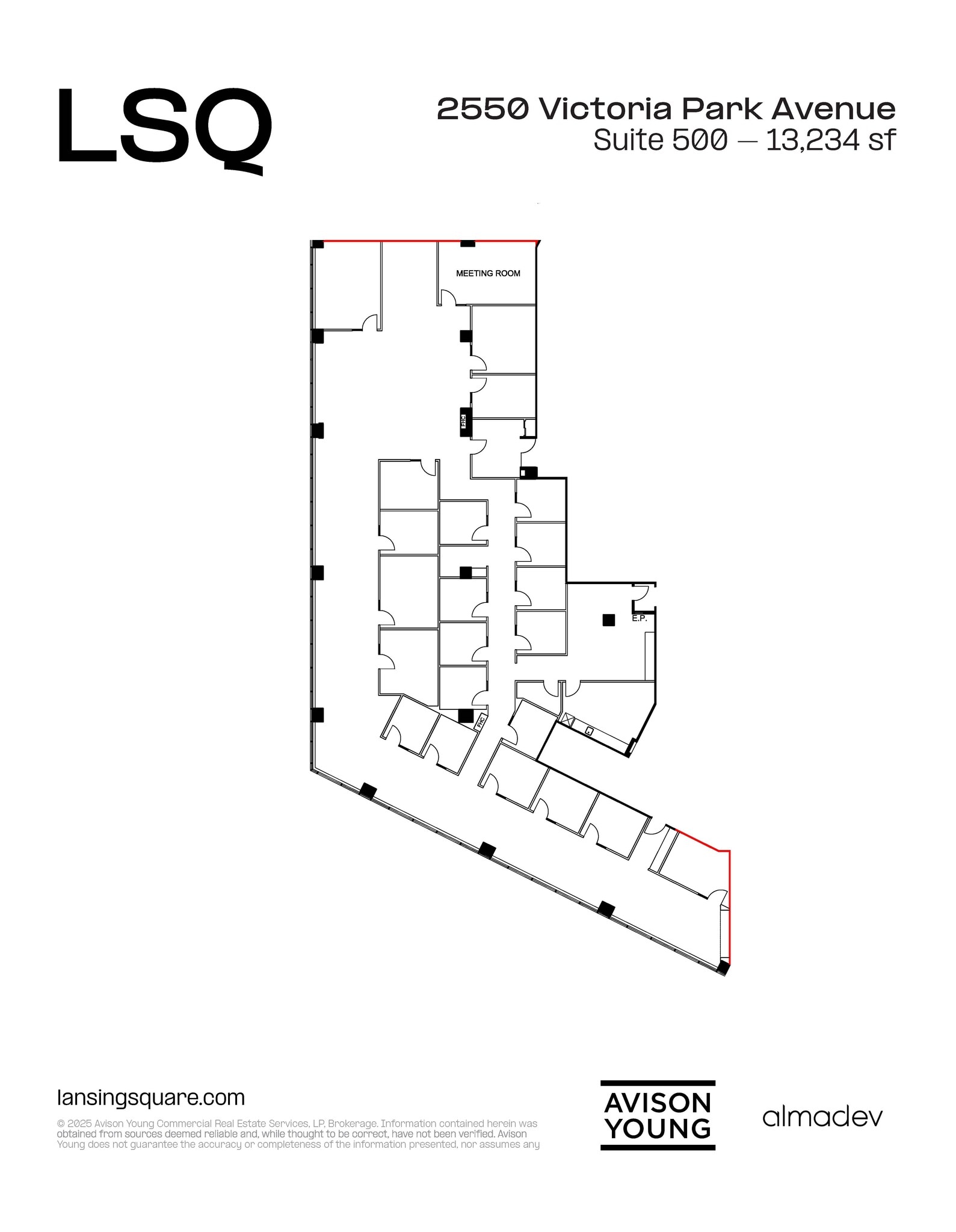 2550 Victoria Park Ave, Toronto, ON à louer Plan d’étage– Image 1 sur 1