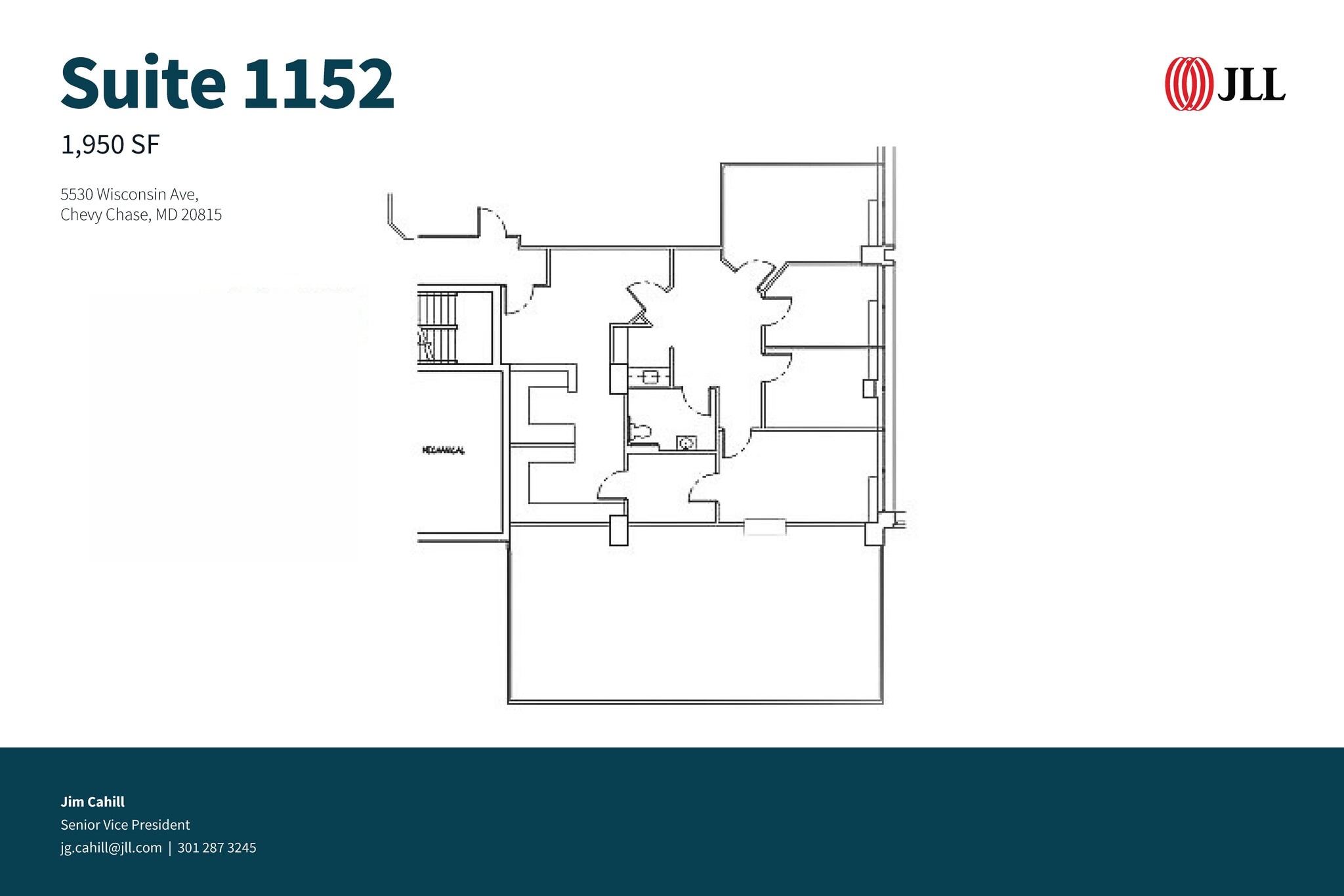 5530 Wisconsin Ave, Chevy Chase, MD à louer Plan d’étage– Image 1 sur 1