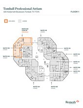 425 Holderrieth Blvd, Tomball, TX à louer Plan d’étage– Image 1 sur 1