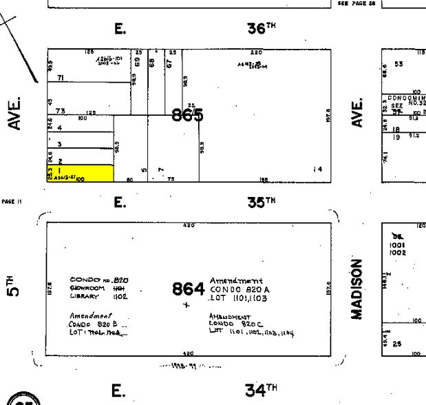 373 5th Ave, New York, NY à louer - Plan cadastral – Image 2 sur 7