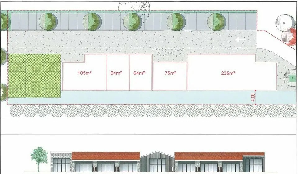 Terrain dans Saint-Quentin-de-Baron à vendre Plan de site– Image 1 sur 3
