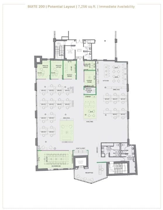 510 Front St W, Toronto, ON à louer Plan d’étage– Image 1 sur 1