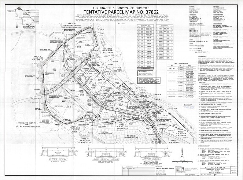 Singleton Rd & Roberts Road, Calimesa, CA à vendre - Plan cadastral – Image 2 sur 3