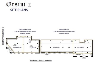 550 N Figueroa St, Los Angeles, CA à louer Plan d’étage– Image 1 sur 1