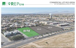 Plus de détails pour 3551 Rich Beem Blvd, El Paso, TX - Terrain à vendre