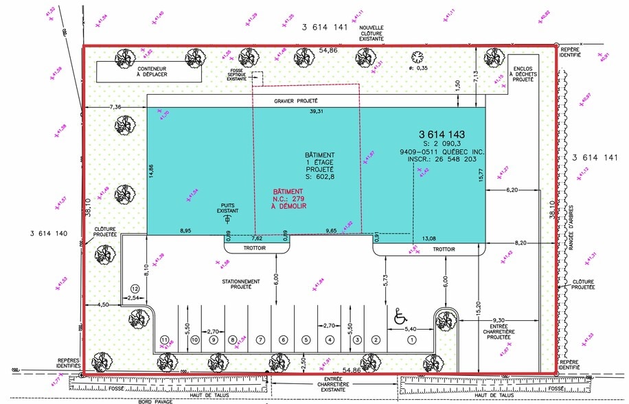 279 Rang 3E, Saint-jean-sur-richelieu, QC à louer - Plan de site – Image 1 sur 1