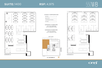 550 W Van Buren St, Chicago, IL à louer Plan d’étage– Image 1 sur 1