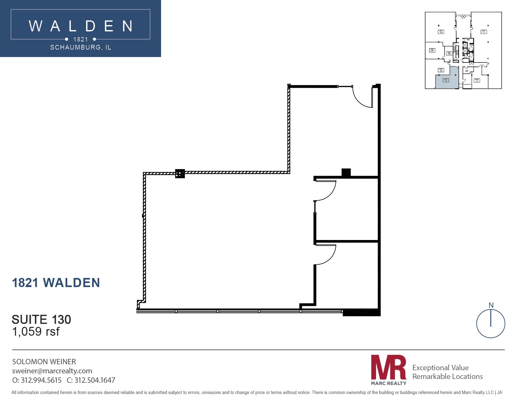1821 Walden Office Sq, Schaumburg, IL à louer Plan d’étage– Image 1 sur 1