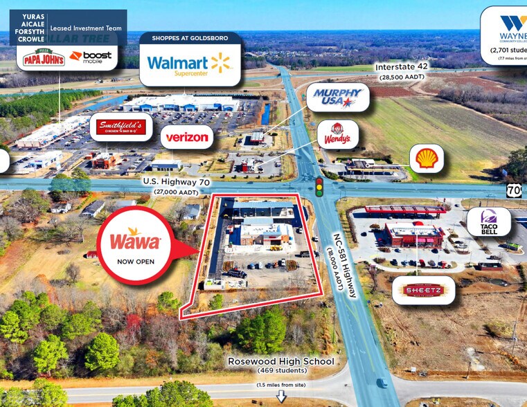 2853 US Highway 70 W, Goldsboro, NC à vendre - Photo de l’immeuble – Image 3 sur 8