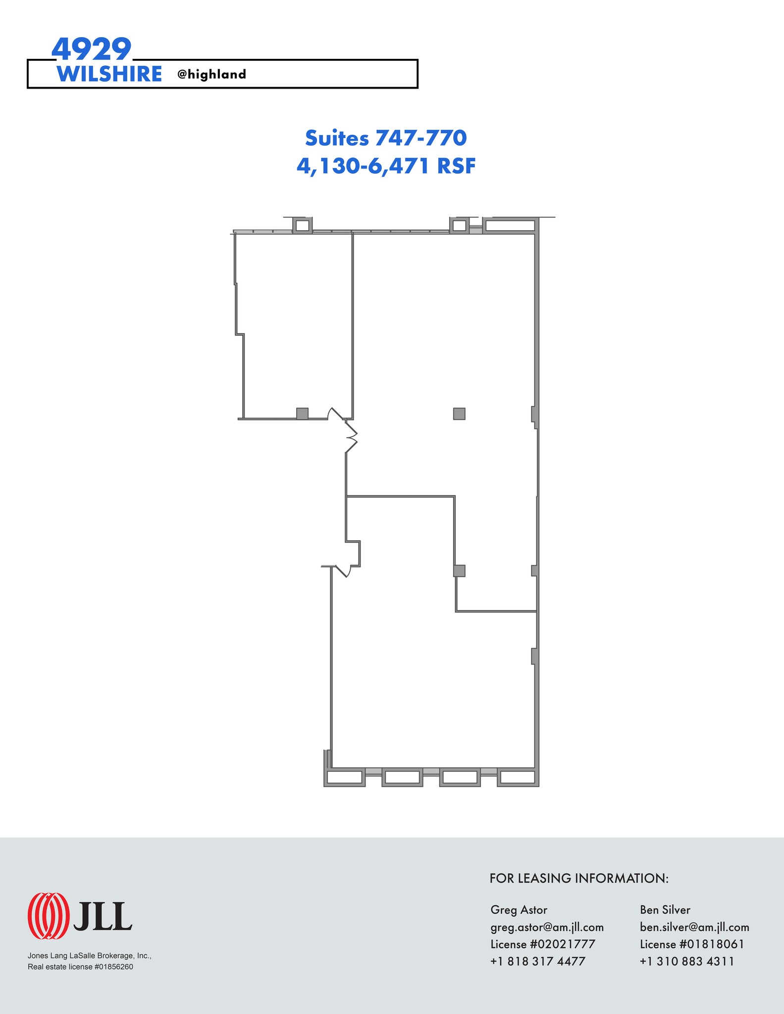 4929 Wilshire Blvd, Los Angeles, CA à louer Plan de site– Image 1 sur 1