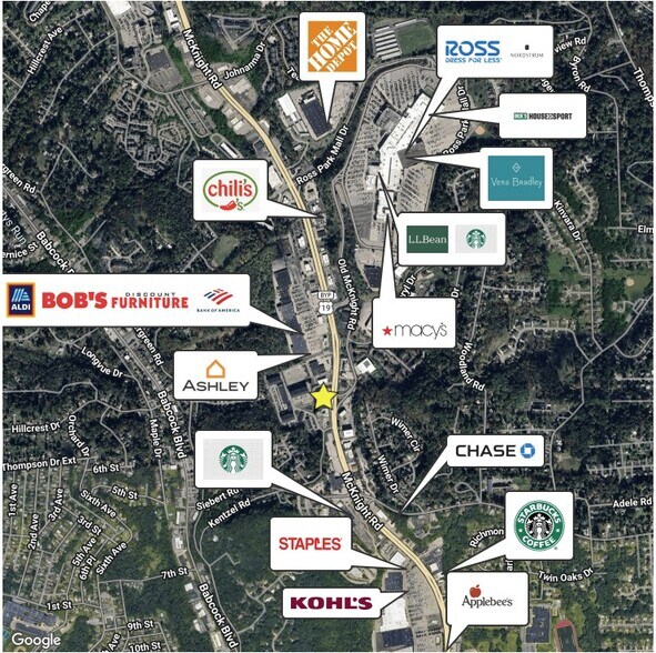 7203 Mcknight Rd, Pittsburgh, PA à louer - Photo de l’immeuble – Image 3 sur 3