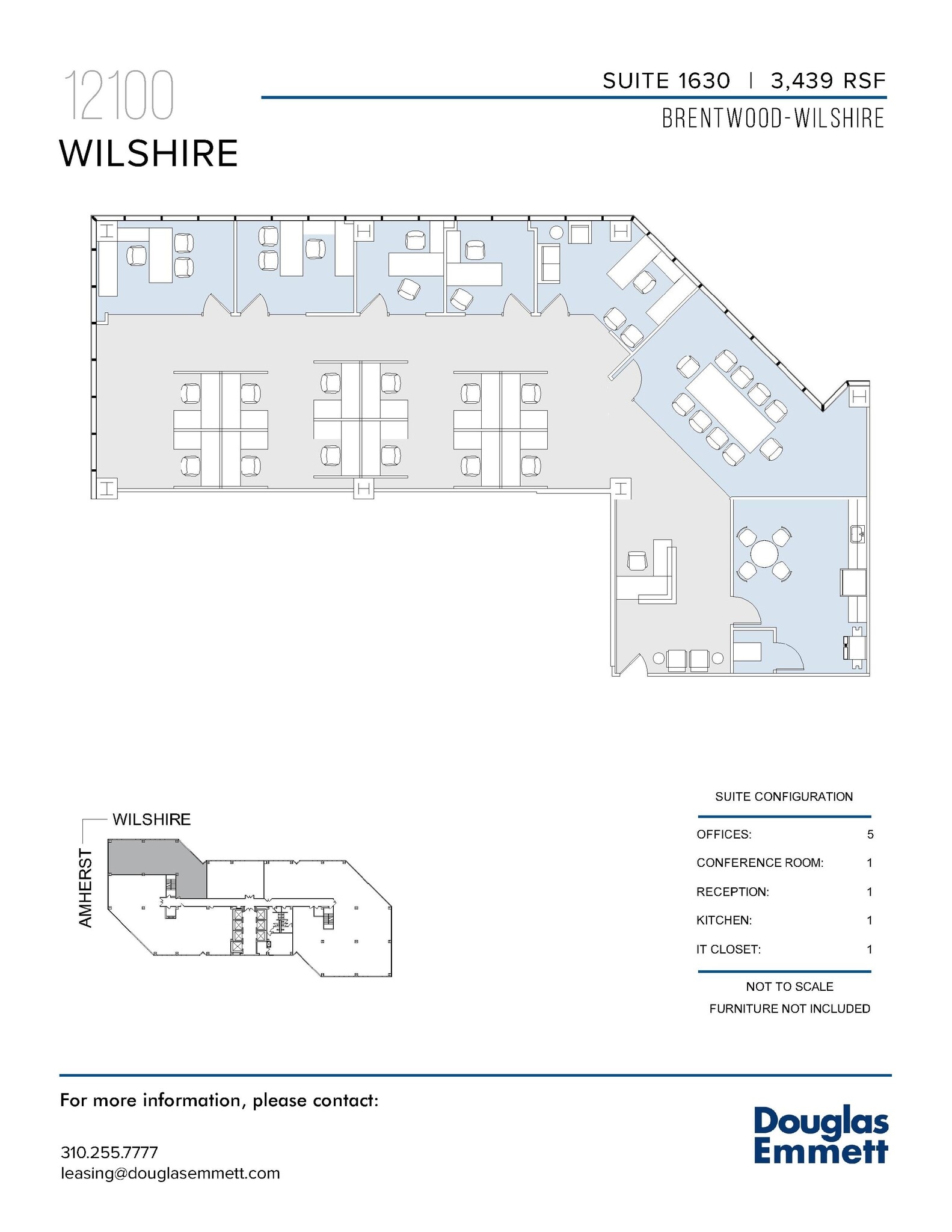 12100 Wilshire Blvd, Los Angeles, CA à louer Plan d’étage– Image 1 sur 1