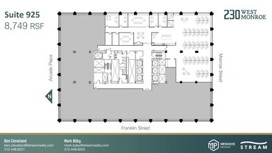 230 W Monroe St, Chicago, IL à louer Plan d’étage– Image 1 sur 1