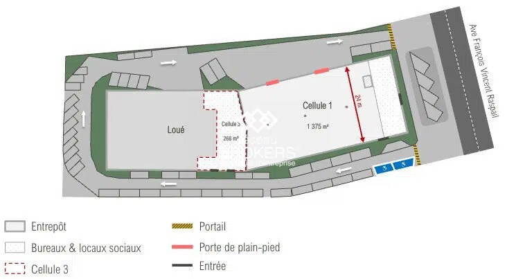 Industriel/Logistique dans Arcueil à louer - Photo de l’immeuble – Image 2 sur 4