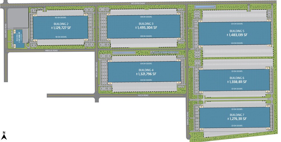 SE of Air Expressway & Adelanto Rd, Adelanto, CA à louer - Plan de site – Image 1 sur 1