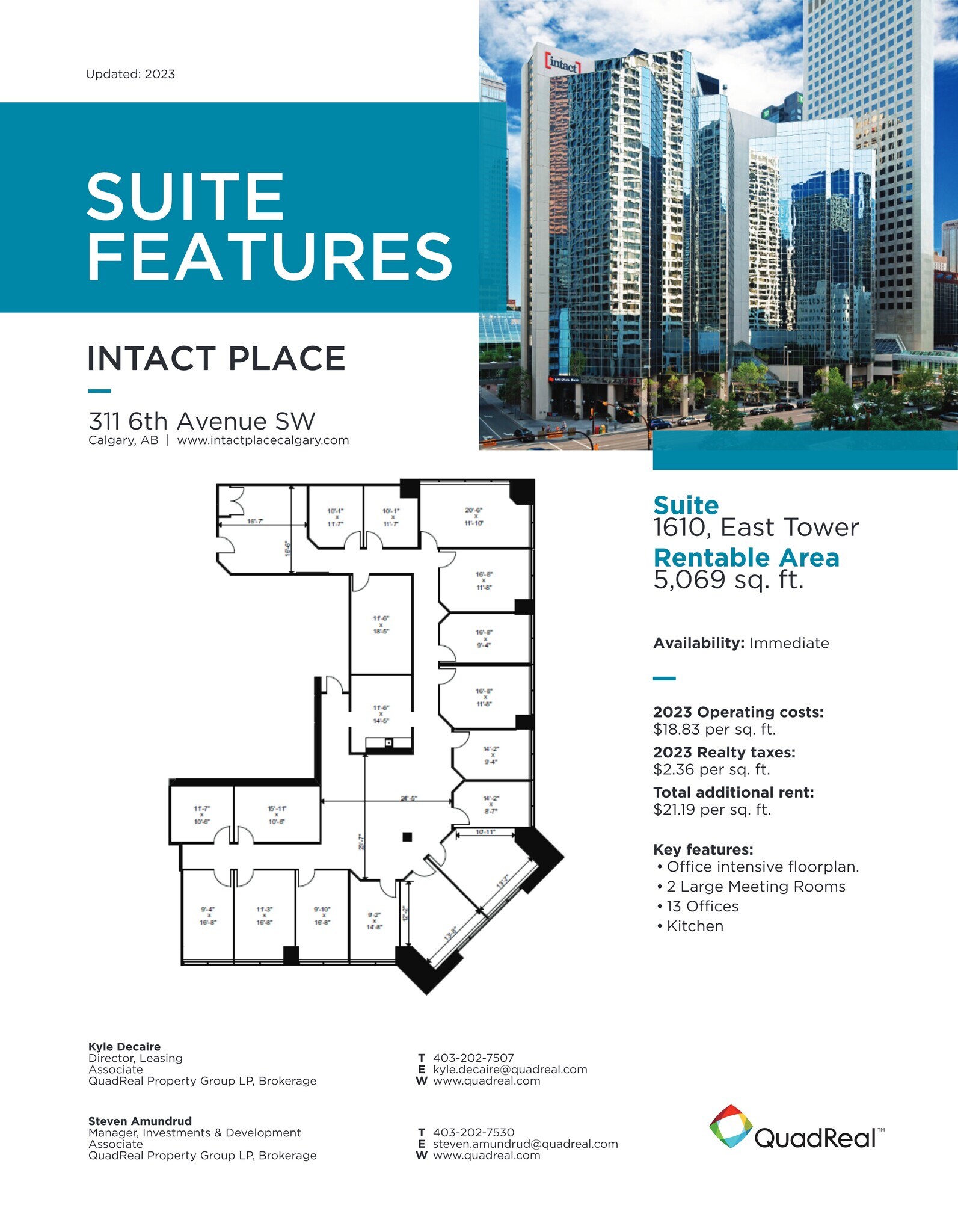 311 6th Ave SW, Calgary, AB à louer Plan de site– Image 1 sur 1