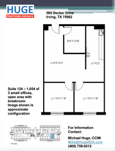 580 Decker Dr, Irving, TX à louer Plan d’étage– Image 1 sur 1