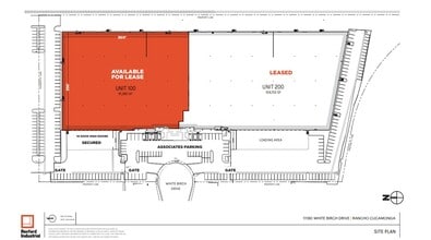 11190 White Birch Dr, Rancho Cucamonga, CA à louer Plan de site– Image 1 sur 2