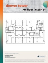 1905 Sherman St, Denver, CO à louer Plan d’étage– Image 1 sur 1