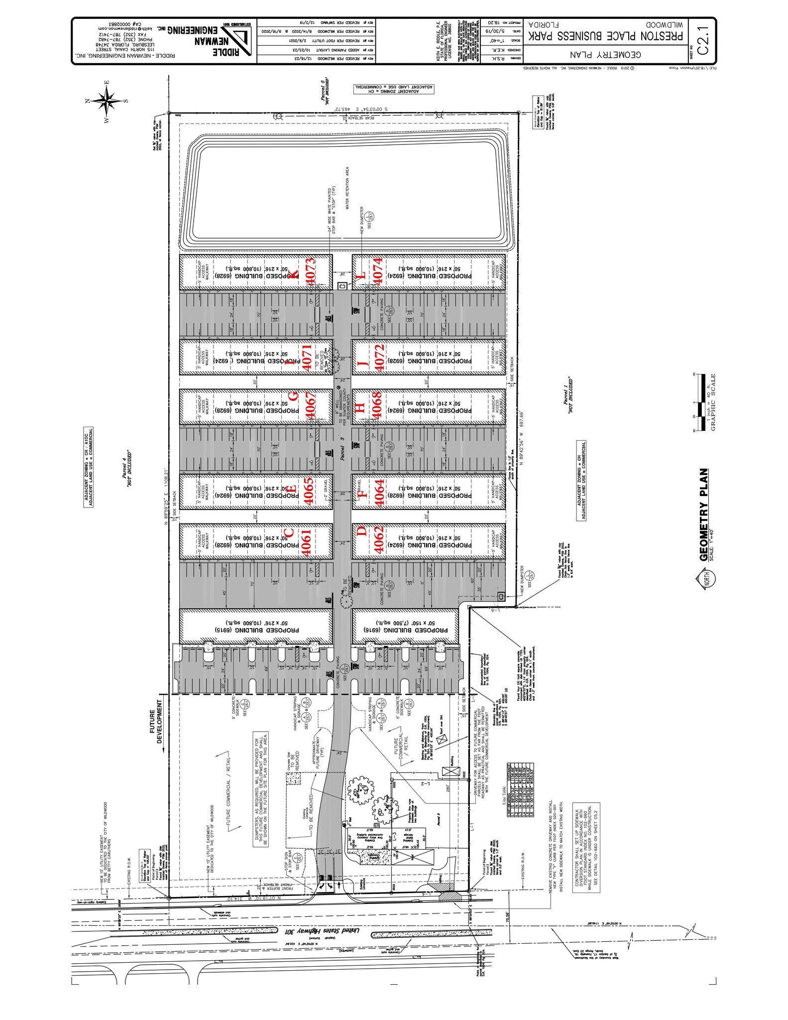 4061 Thomas St, Oxford, FL à louer Plan de site– Image 1 sur 10